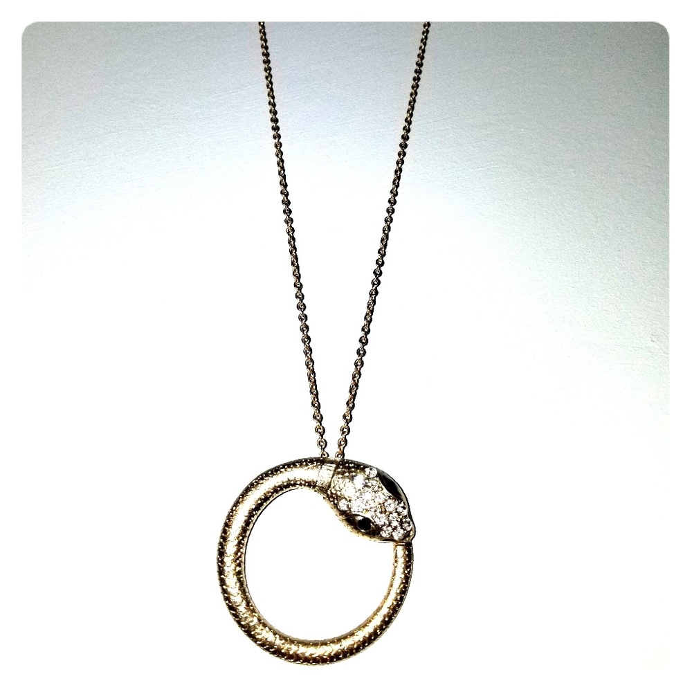 Long snake necklace